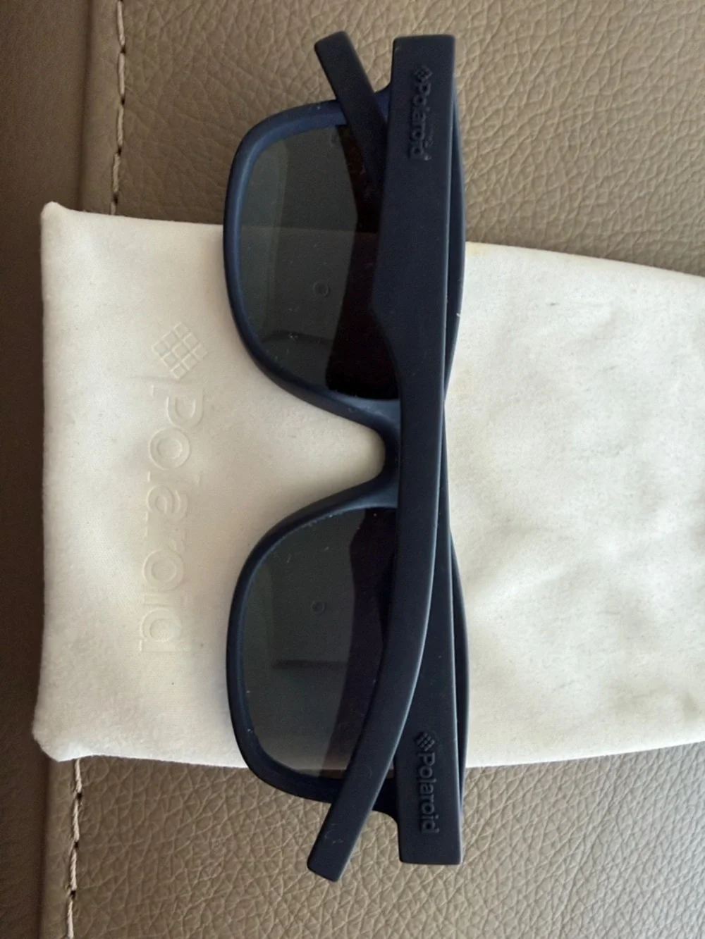 Polaroid kids Navy Blue Frame Sunglasses with Blue Mirrored Lenses